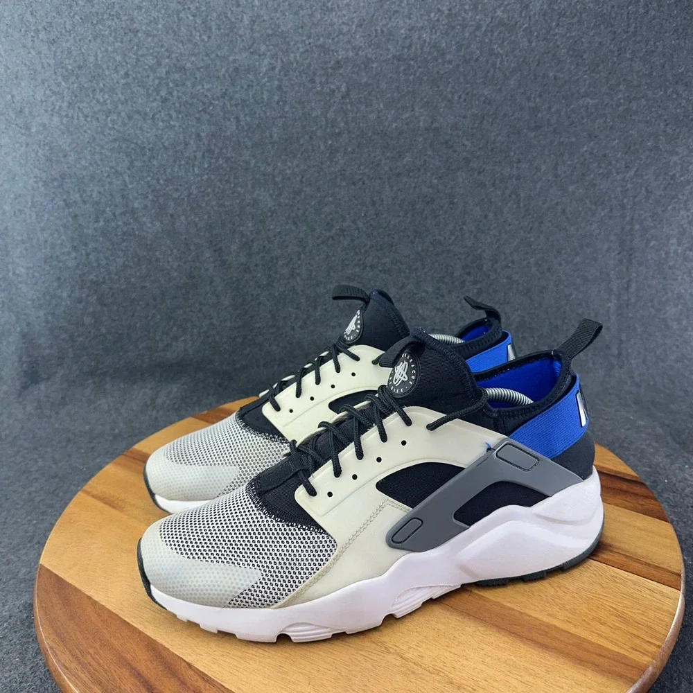 Nike Air Huarache Run Ultra Black White Blue Men's 11.5 819685-100